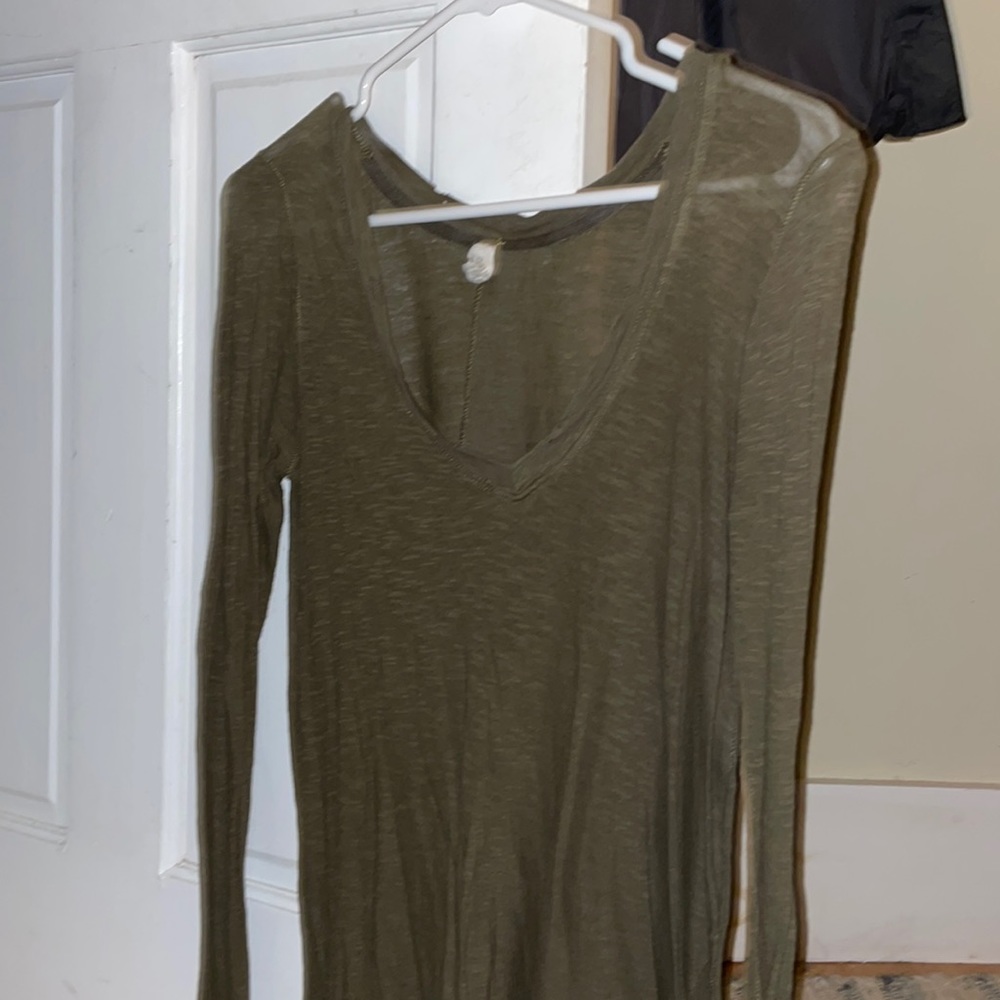 Long free people shirt